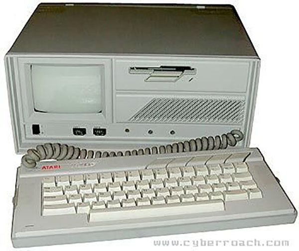 کامپیوتر آتاری مدل Atari 65XEP با مانیتور داخلی