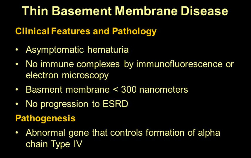 بیماری غشای پایهٔ نازک thin basement membrane disease