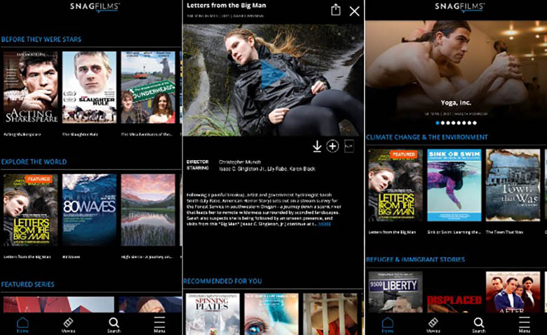 برنامه SnagFilms