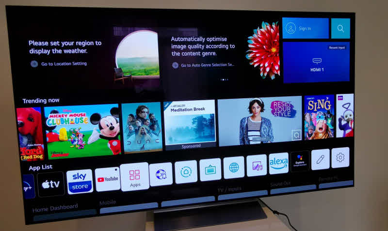 LG OLED evo C2