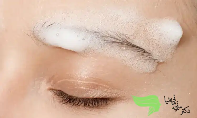 نحوه صحیح شستشوی ابرو بعد از کاشت ابرو