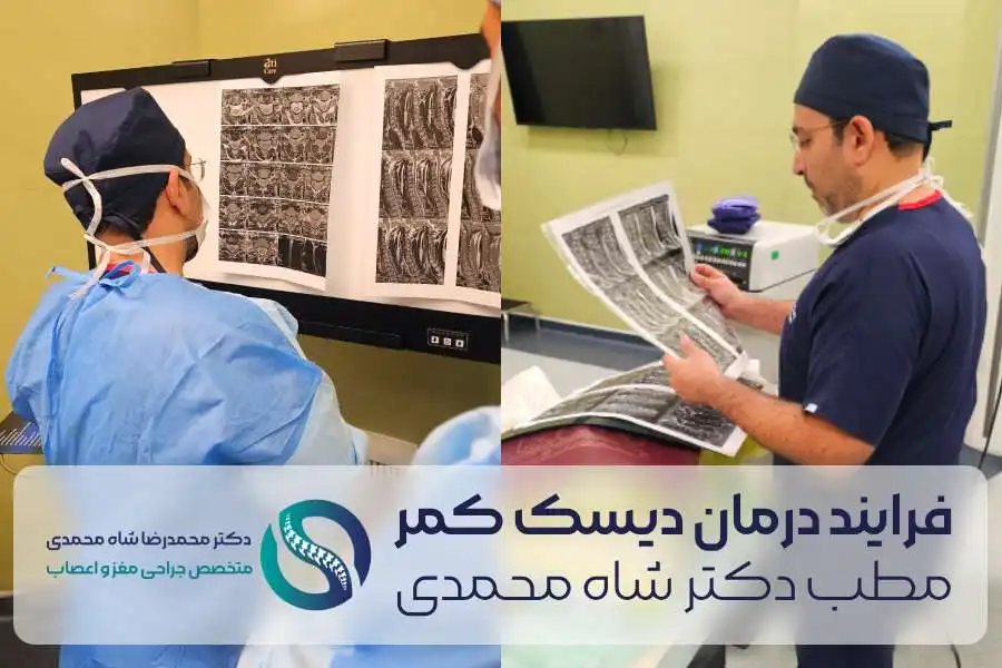 فرایند درمان دیسک کمر در مطب مطب دکتر محمدرضا شاه محمدی