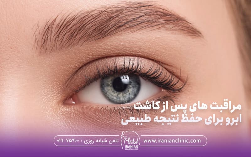 عکس از چشم و ابروی یک دختر که ابروهای ضخیم اما کم پشتی دارد