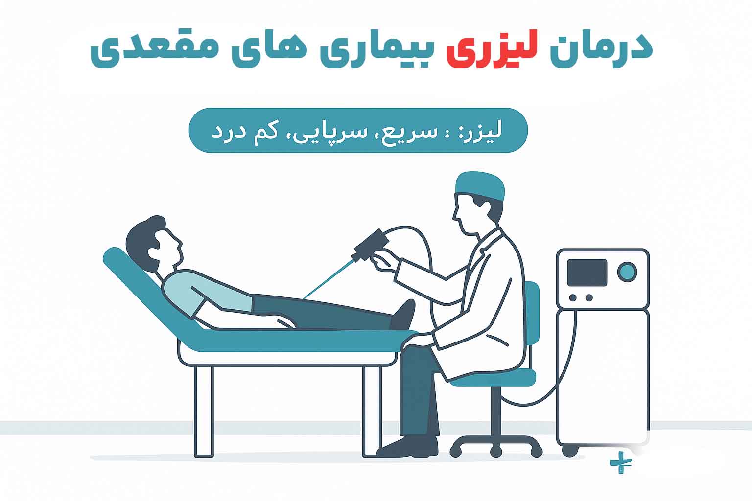درمان فیستول مقعدی با لیزر و حفظ سلامت عضلات اسفنکتر