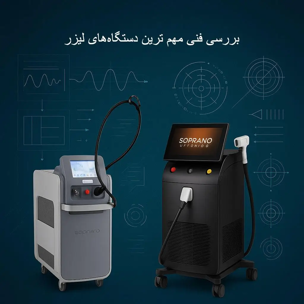 تصویر بررسی فنی دستگاه لیزر
