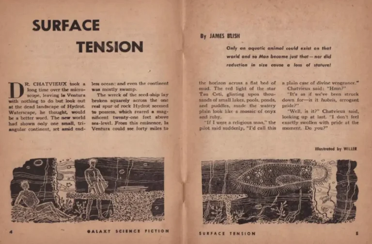 تنش سطح – جیمز بلیش Surface Tension – James Blish (1952)