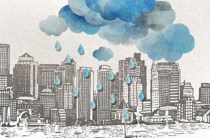 Does rain always reduce air pollution?