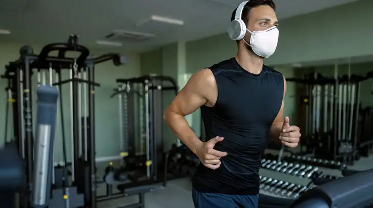 Does wearing a mask reduce oxygen during exercise?