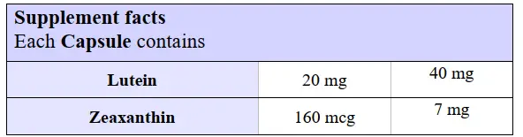 مکمل ویتاول لوتئین-زآگزانتین