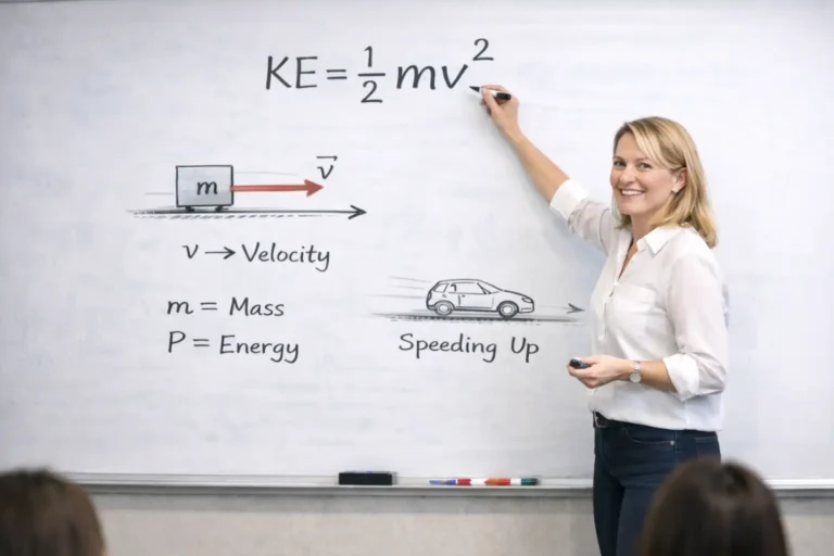 فرمول KE = 1/2 mv² | | انرژی جنبشی