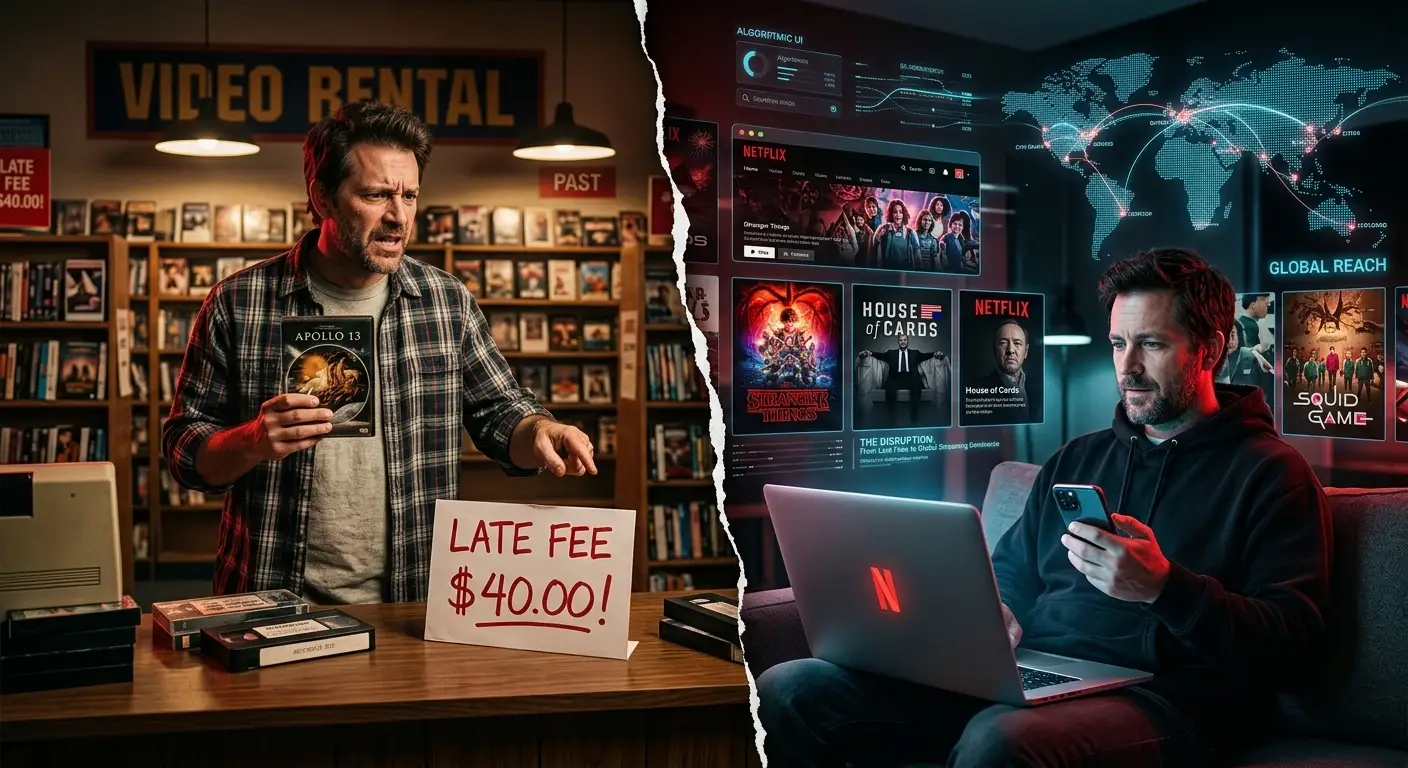 نتفلیکس Netflix؛ از انتقام ۴۰ دلاری تا تسخیر جهان