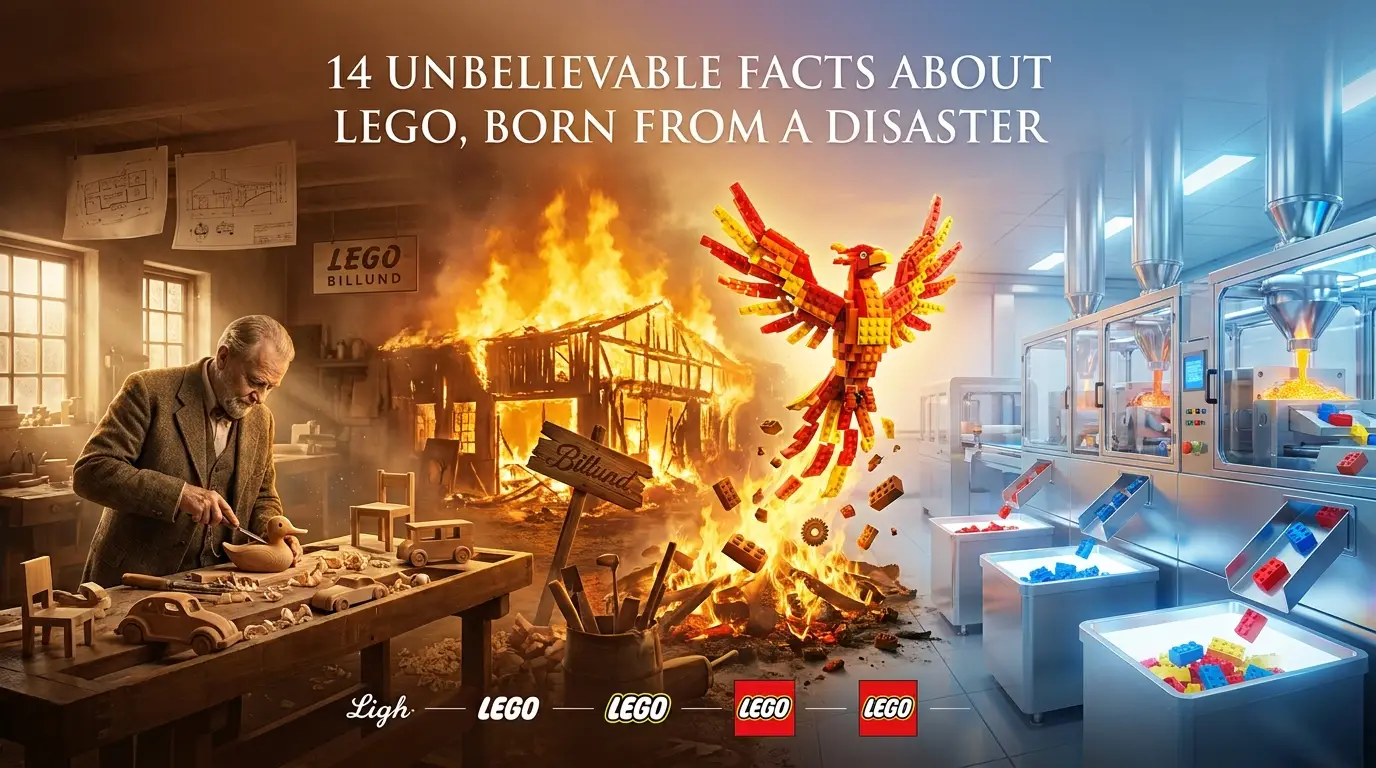 ۱۴ دانستنی باورنکردنی درباره لگو (LEGO)