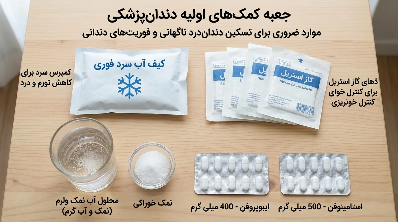 اقدامات اولیه درد دندان
