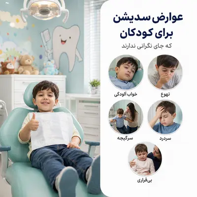 عوارض سدیشن دندانپزشکی در کودکان