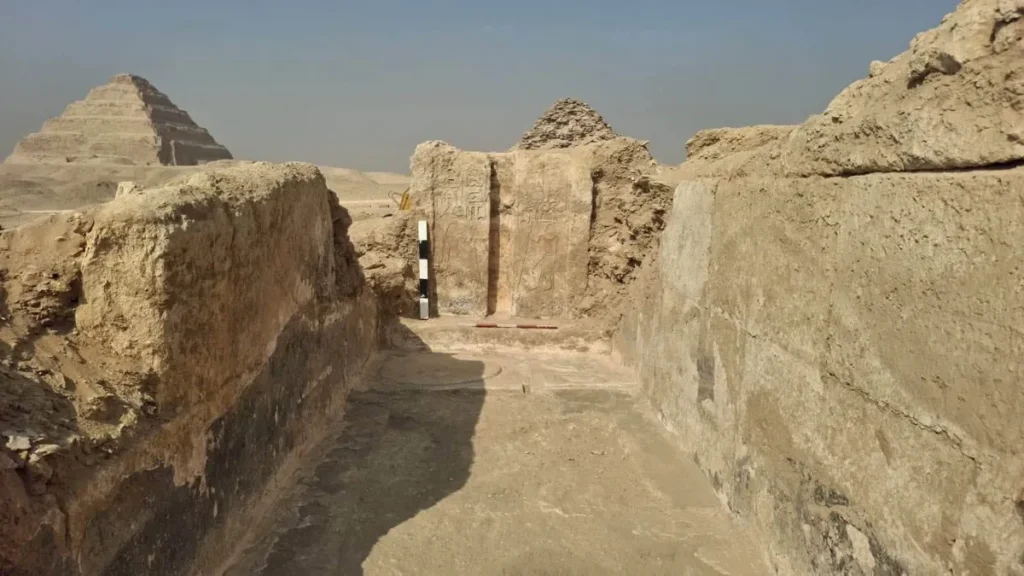 کشف درب کاذب مقبره سقاره؛ دروازه روح در مصر باستان